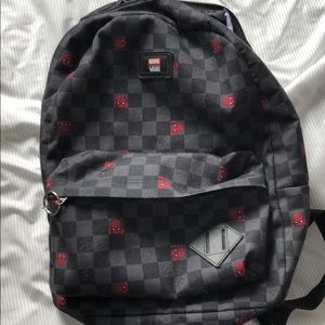 Vans off the wall marvel spiderman backpack